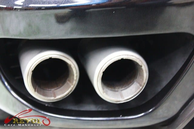 Ferrari F430 Spider - exhaust pipes