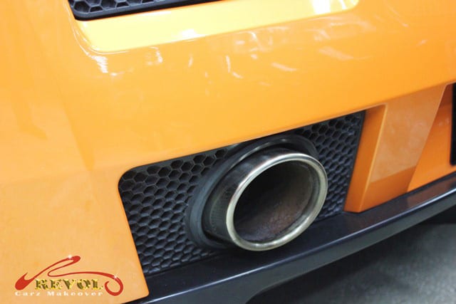 Lamborghini Spyder - exhaust pipe