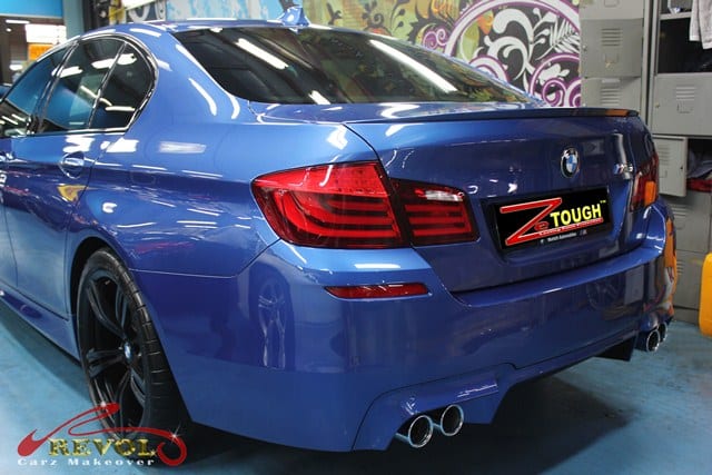 BMW M5 with ZeTough Glass Coating Paint Protection