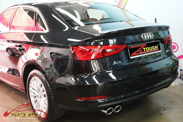 2014 Audi A3 Sedan complete with ZeTough Safety  Coating