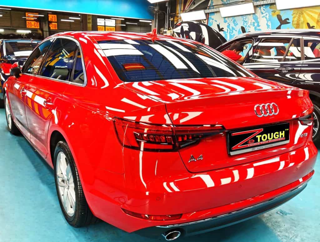 Sizzling Hot Audi A4 With ZeTough Paint Protection