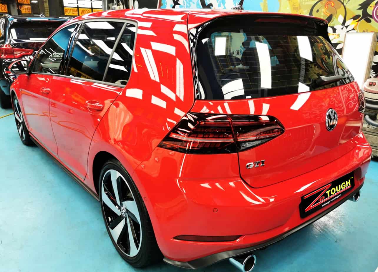 Red Hot Volkswagen Golf - rear