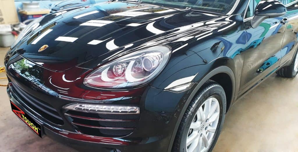 Porsche Cayenne Gets Lasting Gloss with Paint Protection