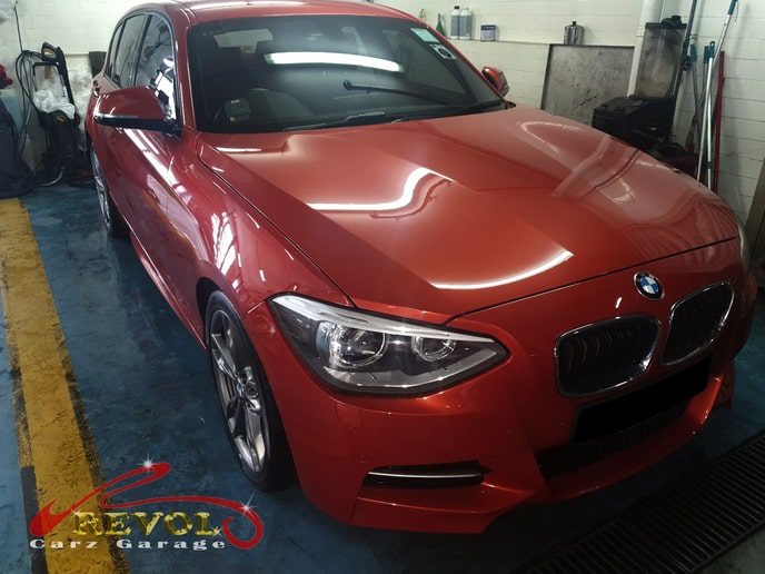 BMW CS 3 - BMW 135i's carwash and vacuum done