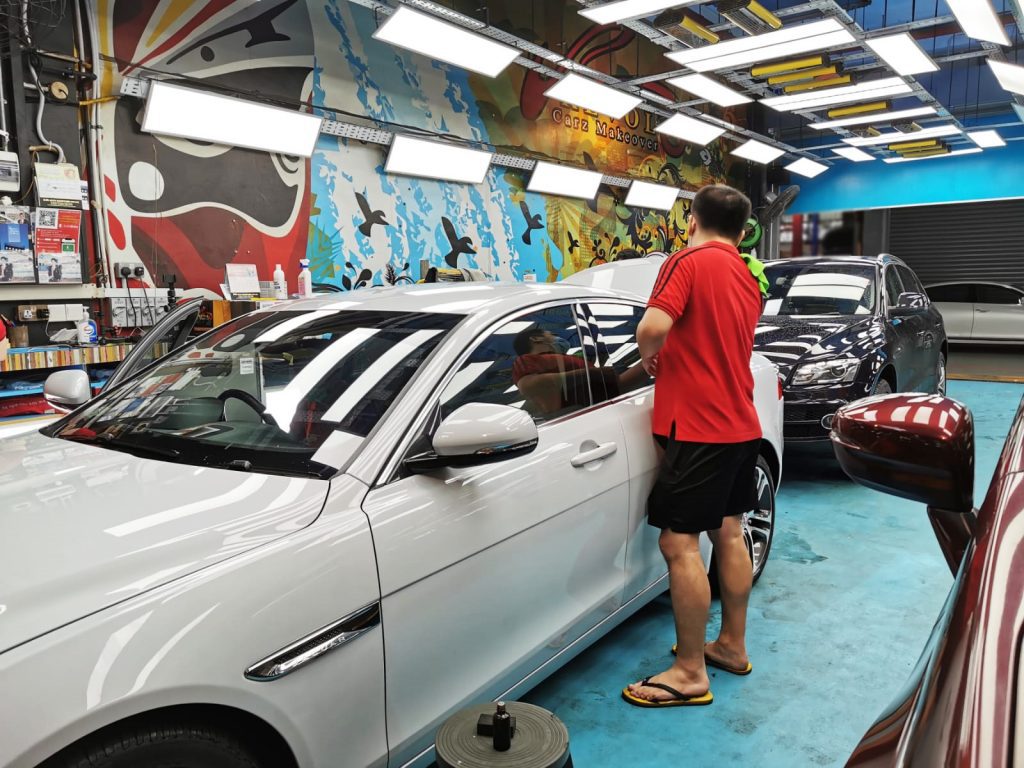 Protect your car from rain watermarks with Paint Protection