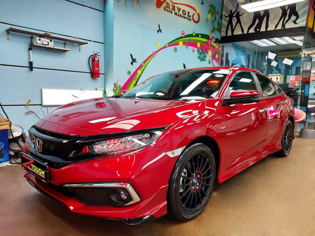 This beautiful Honda Civic with a touch of Ceramic Paint Protection Coating