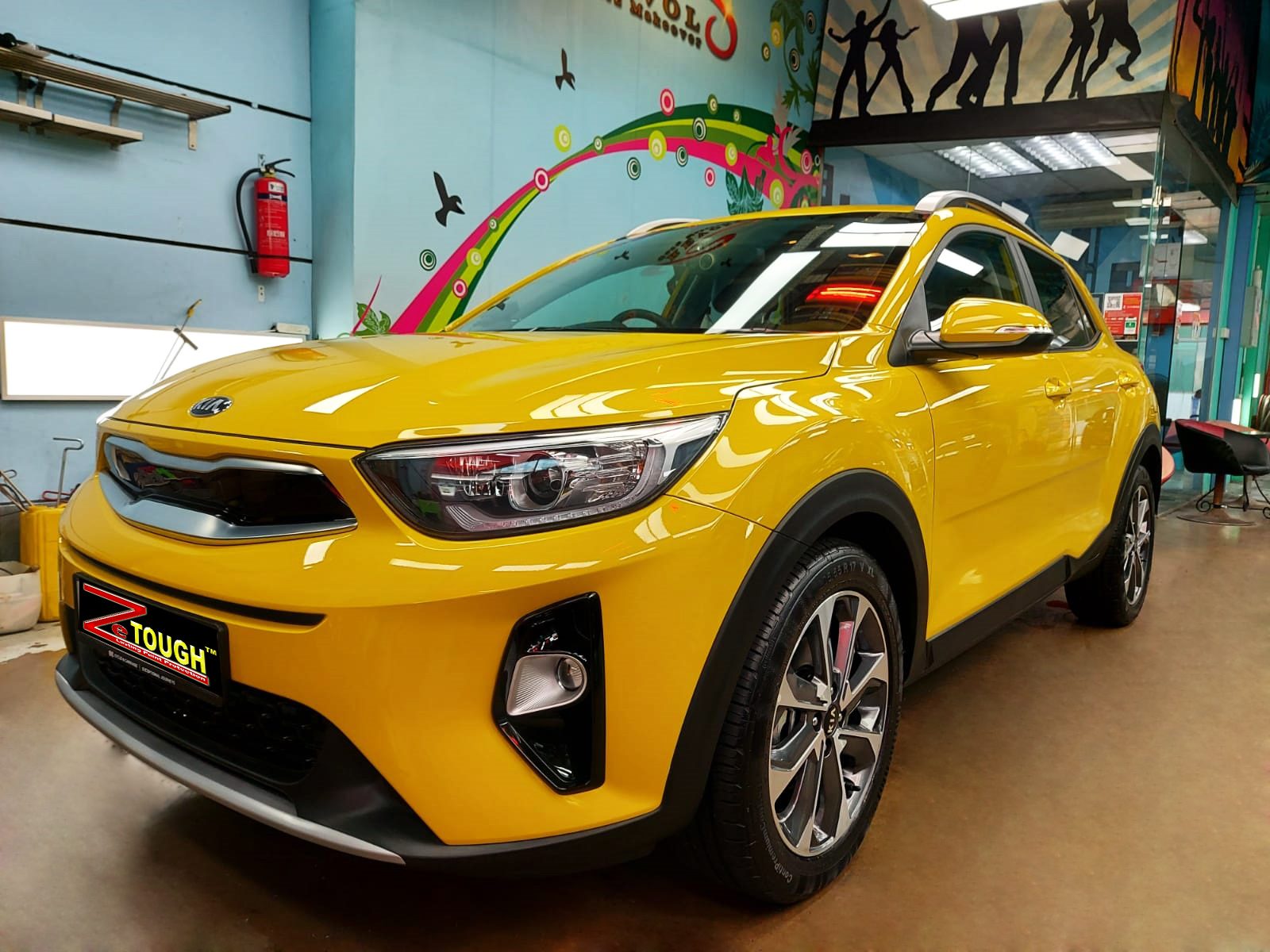 This Beautiful Yellow Kia Stonic With Ceramic Paint Protection Coating