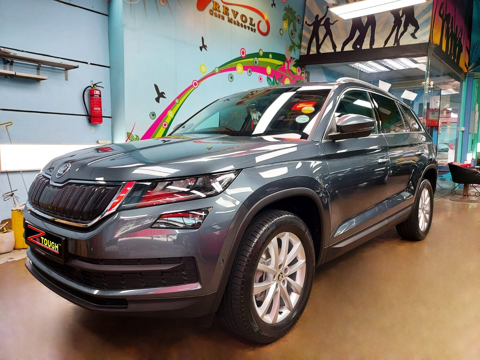 This astounding Skoda Kodiaq with ultimate Ceramic Paint Protection Coating