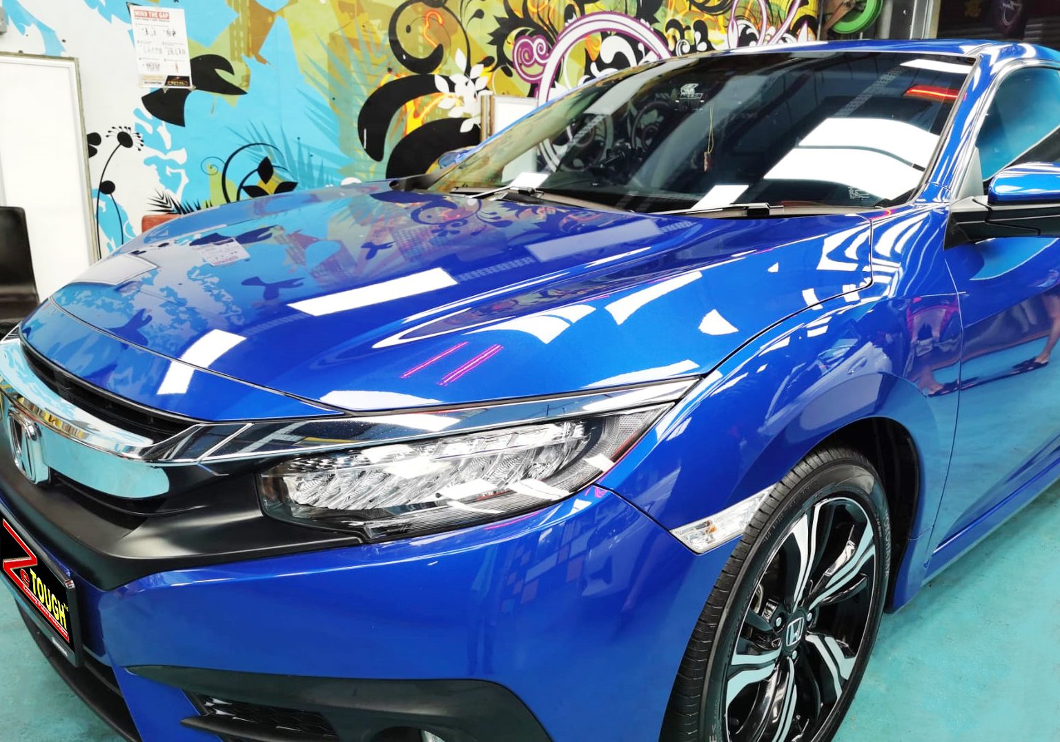 An Astonishing Honda Civic Now Looking More Amazing With Ceramic Paint Protection Coating!