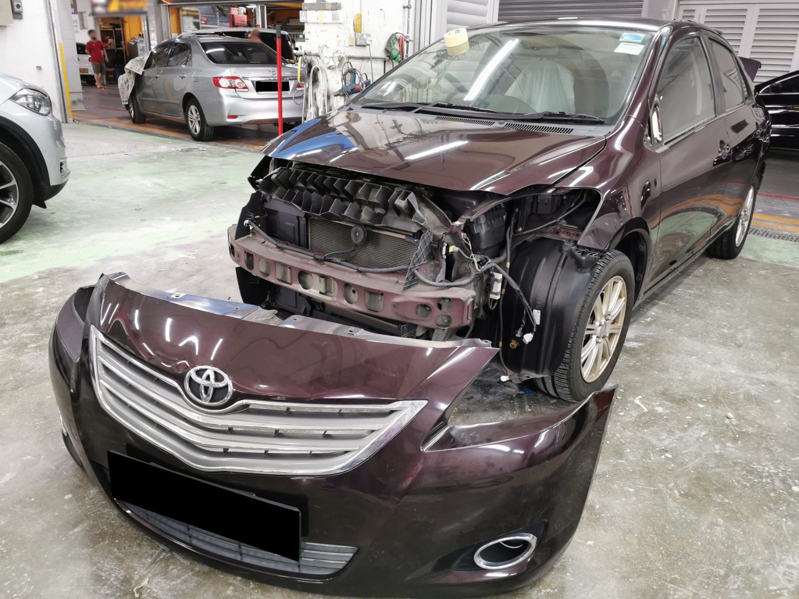 Day 2 Following up on the Toyota Vios for a full spray painting – Revol ...