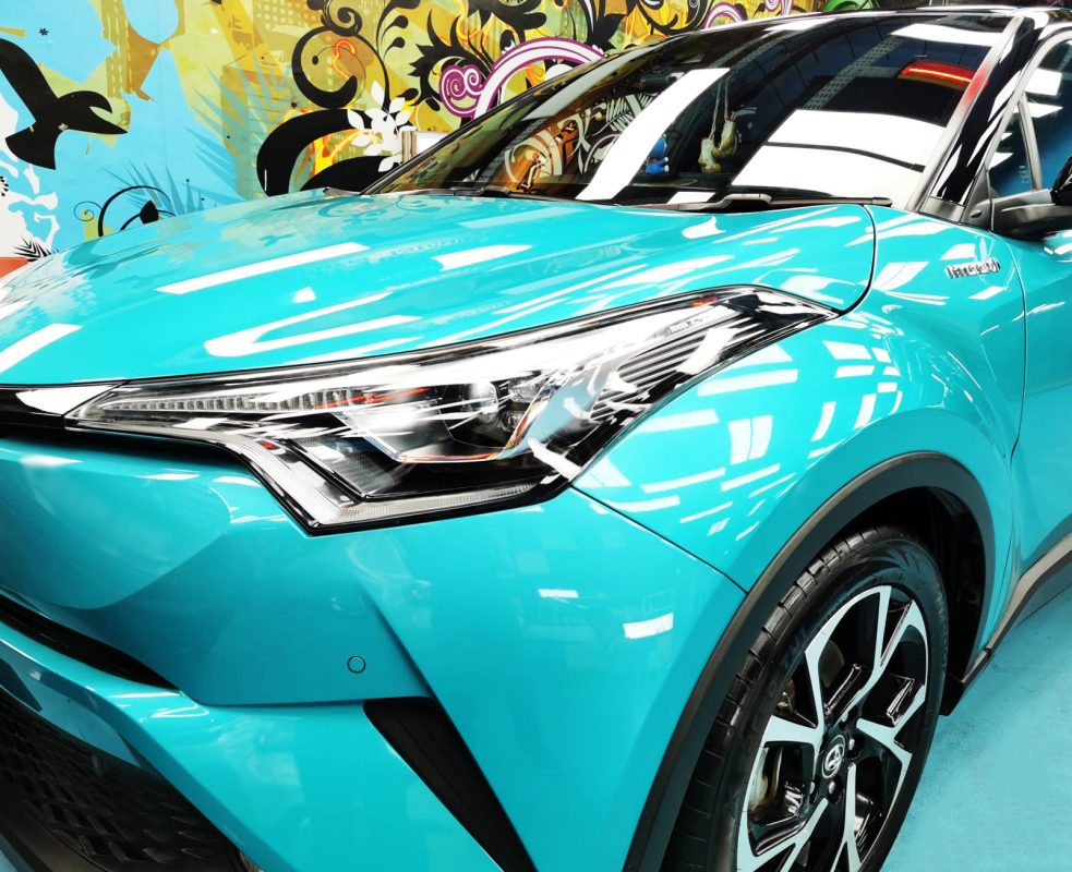 This Sporty Toyota C Hr Just Pampered With A Ceramic Paint Protection
